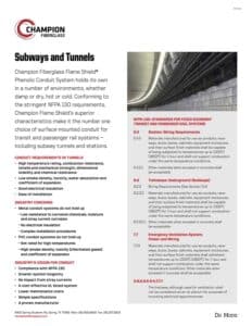 Subways and Tunnels Phenolic Flyer
