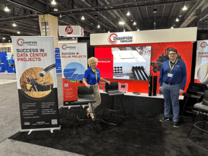 Champion Fiberglass trade show booth display conduit wp